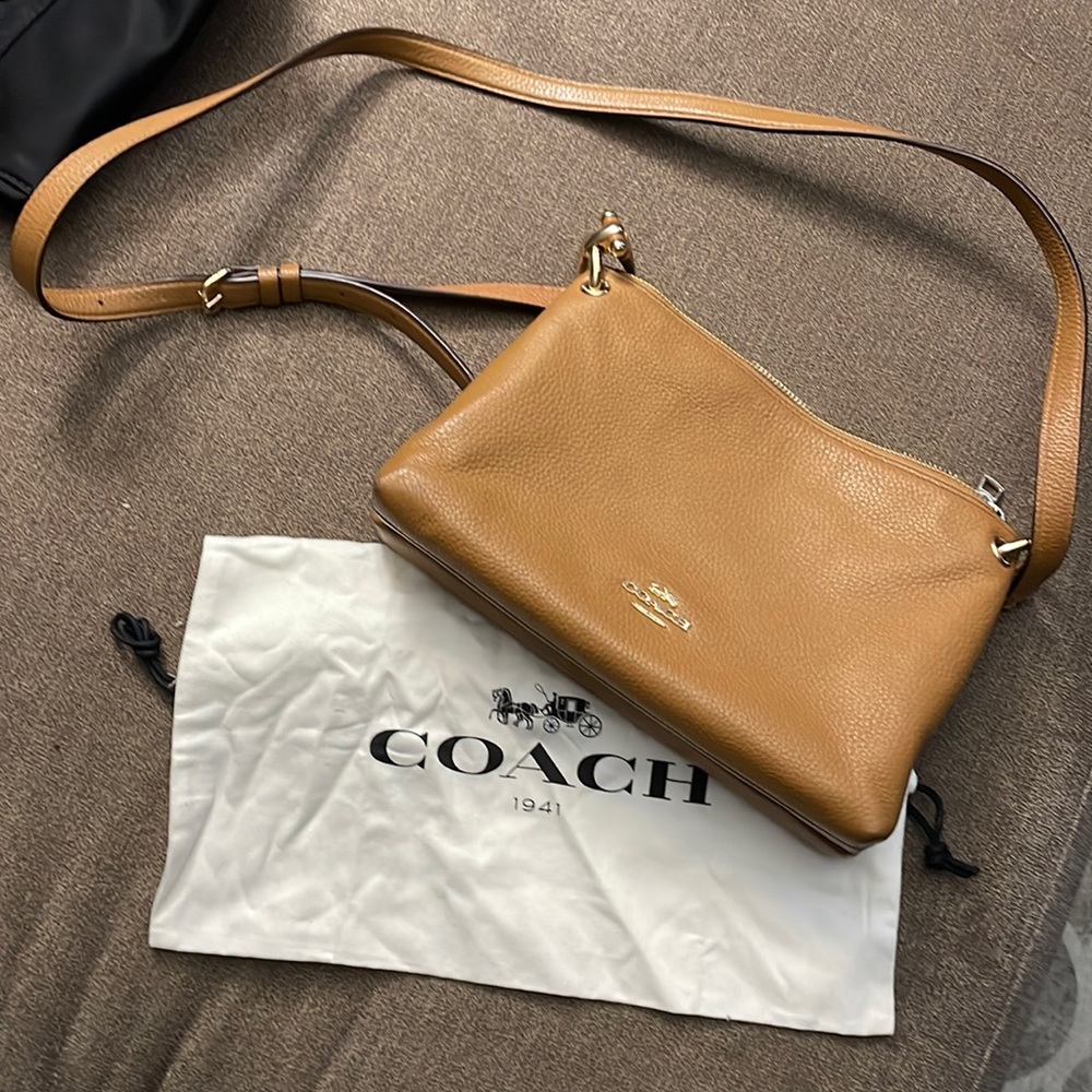 Tan Coach Crossbody